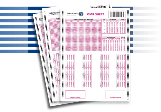 OMR, OCR, ICR Sheets