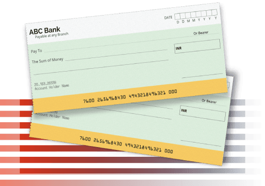 MICR Chequebooks, Dividend/ Interest Warrants