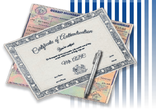Security Documents like Marksheets and Certificates